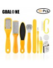 GOALONE 10 w 1 skrobaczka do stóp profesjonalne narzędzia do pedicure zestaw Rasp Foot File Callu Remover zestaw stóp złuszczają