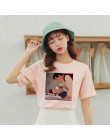 Lato 2019 nowa kreskówka Harajuku księżniczka T koszula O-Neck Punk estetyka TShirt drukuj Casual odzież typu streetwear z krótk