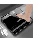 Mrosaa łazienka ciała wagi podłogowe szkło inteligentne wagi elektroniczne USB ładowanie wyświetlacz LCD ciała ważenie cyfrowa w