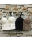 Modna siatka Push Up Bralet damski gorset stanik gorsetowy klub nocny Party krótka kamizelka Plus rozmiar AW514