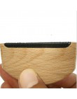 Drewniany depilator sweter odzież golarka odzież z tkaniny sweter Lint Removers instrukcja przenośny drewniany Lint trymer grzeb