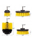4 sztuk wiertła zestaw szczotek-wiercenia BrushPower Scrubber do czyszczenia wanna do łazienki szczotka do czyszczenia wiertarka