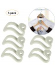 5 sztuk mini ubrania wieszak kreatywny z tworzywa sztucznego domu łatwy hak organizer do szafy uchwyt na półkę hak DIY wieszak n