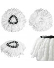 3 sztuk/zestaw 360 obracanie głowica mopa w celu uzyskania magiczny mop z mikrofibry głowy mopa obrotowego do podłóg czyszczenie