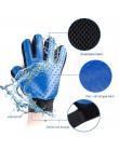 Pet Glove Cat rękawica do pielęgnacji włosy kota furminator rękawice grzebień dla psa dla kotów kąpiel czysty masaż depilator Br