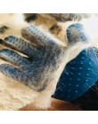 Pet Glove Cat rękawica do pielęgnacji włosy kota furminator rękawice grzebień dla psa dla kotów kąpiel czysty masaż depilator Br