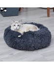 Legowisko dla psa wygodne pączek Cuddler okrągły buda dla psa Ultra miękke zmywalne pies i poduszka dla kota łóżko zimowa ciepła