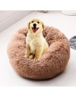 Pet buda dla psa łóżko zmywalny długi pluszowy kot dom maty Sofa dla psa Chihuahua pies kosz szczeniak zwierze domowe łóżko 40-1