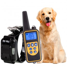 800m elektryczna obroża do szkolenia psa Pet zdalnie sterowana wodoodporna ładowalna z wyświetlaczem LCD dla wszystkich rozmiaró