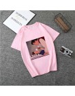 Lato 2019 nowa kreskówka Harajuku księżniczka T koszula O-Neck Punk estetyka TShirt drukuj Casual odzież typu streetwear z krótk