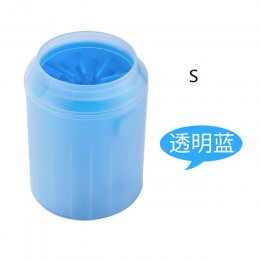 Dog Paw Cleaner Cup miękkie silikonowe grzebienie przenośne na świeże powietrze dla zwierząt domowych ręcznik podkładka pod stop