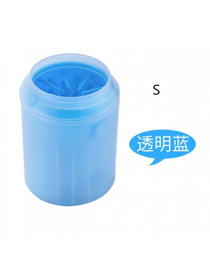 Dog Paw Cleaner Cup miękkie silikonowe grzebienie przenośne na świeże powietrze dla zwierząt domowych ręcznik podkładka pod stop