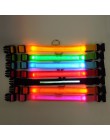 LED Pet nylonowa obroża dla psa świecące dla bezpieczeństwa w nocy świecące w ciemności smycz psy Luminous kołnierze fluorescenc