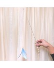 10 Style Cat Toys plastikowy kotek interaktywny kij zabawny kot wędka gra różdżka pióro zabawka na kijku artykuły dla zwierząt k