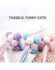 10 Style Cat Toys plastikowy kotek interaktywny kij zabawny kot wędka gra różdżka pióro zabawka na kijku artykuły dla zwierząt k