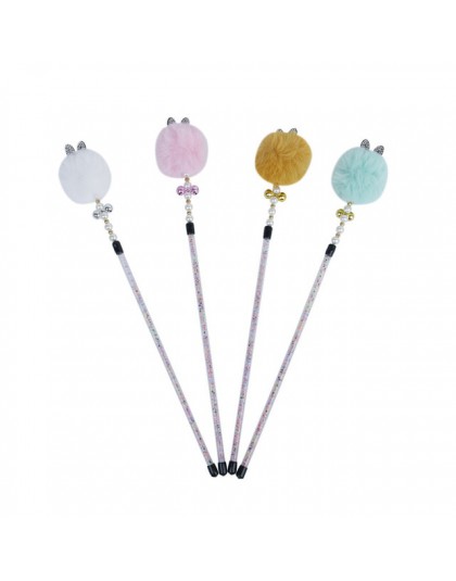 10 Style Cat Toys plastikowy kotek interaktywny kij zabawny kot wędka gra różdżka pióro zabawka na kijku artykuły dla zwierząt k