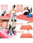 Dropshipping wodoodporne maty na łóżko wielokrotnego użytku pies moczu Pad Puppy Pee szybko absorbujące Pad dywan na szkolenie d