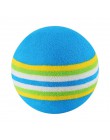 1/5/10 sztuk Rainbow Ball zabawka dla kota kolorowa piłka interaktywny kociak Scratch Natural Foam EVA Ball szkolenia artykuły d