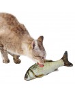 Pet miękkie pluszowy kreatywny karp 3d w kształcie ryby zabawka dla kota prezenty kocimiętka ryba wypchana poduszka lalka sztucz