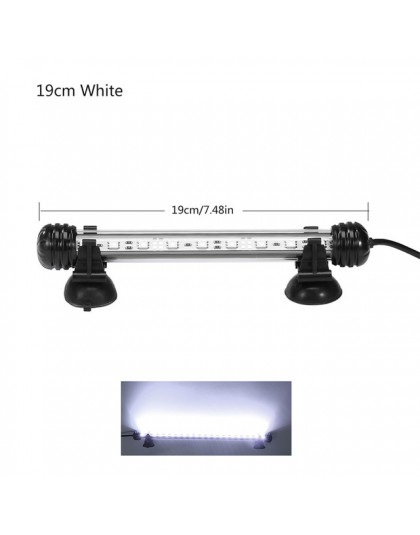 Oświetlenie do akwarium LED wodoodporne oświetlenie do akwarium podwodne lampy rybne akwaria oświetlenie dekoracyjne lampa do ro