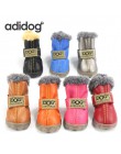 Buty dla psa zimowe Super ciepłe 4 sztuk/zestaw buty dla psa bawełniane antypoślizgowe XS XXL buty dla małych produkt dla zwierz