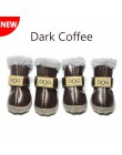 Buty dla psa zimowe Super ciepłe 4 sztuk/zestaw buty dla psa bawełniane antypoślizgowe XS XXL buty dla małych produkt dla zwierz