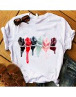 Kobiety T kobiet graficzne 3D paznokcie u rąk farby kolor moda słodkie nadruki topowy tshirt trójnik żeński koszula damska odzie