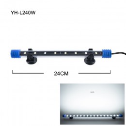 24-54CM akwarium światło do akwarium podwodne oświetlenie lampa wodoodporna podwodne lampy LED oświetlenie akwarium