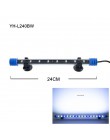 24-54CM akwarium światło do akwarium podwodne oświetlenie lampa wodoodporna podwodne lampy LED oświetlenie akwarium