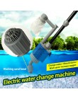 20/28W elektryczne akwarium zmiana wody pompy czyszczenie narzędzia zmieniacz wody do czyszczenia kamyczków syfon pompa filtrują