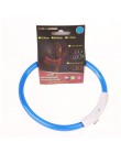 Led Usb obroża akumulatorowa lampa led do ładowania rurki migające nocne obroże dla psów świecące Luminous bezpieczeństwo zwierz