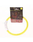 Led Usb obroża akumulatorowa lampa led do ładowania rurki migające nocne obroże dla psów świecące Luminous bezpieczeństwo zwierz