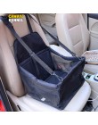 CAWAYI KENNEL Travel pokrowiec na siedzenie samochodowe składany hamak nosidełka dla zwierząt torba do przenoszenia dla kotów ps