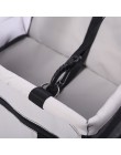 CAWAYI KENNEL Travel pokrowiec na siedzenie samochodowe składany hamak nosidełka dla zwierząt torba do przenoszenia dla kotów ps