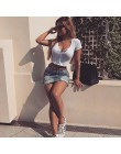 2019 moda Sexy kobiety Crop Top z krótkim rękawem przycisk kamizelka Halter na co dzień biały Tank Tops bluzka krótka koszula