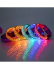 Regulowana dioda lampa obroża dla zwierząt Leopard Nylon pet Dog Cat bezpieczeństwo w nocy błysk światła naszyjnik świecący pase