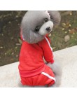 Wiosenne ubrania dla psów dla psów kombinezony ubranko dla zwierząt Puppy ubrania dla kotów na ubranko dla psa gruba odzież dla 