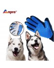 Pet Glove Cat rękawica do pielęgnacji włosy kota furminator rękawice grzebień dla psa dla kotów kąpiel czysty masaż depilator br