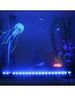Wodoodporna lampka akwariowa LED oświetlenie do akwarium Bar niebieski/biały 18/28/38/48CM podwodna lampa mocowana na klips Aqua