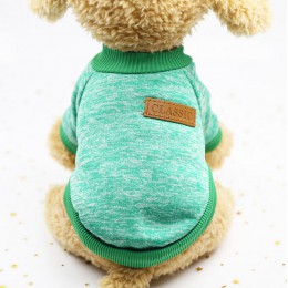 Ubranka dla psów dla małych psów jersey cat sweter odzież dla koty domowe Chihuahua ciepłe psy jersey jesienny i zimowy sweter d