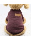Ubranka dla psów dla małych psów jersey cat sweter odzież dla koty domowe Chihuahua ciepłe psy jersey jesienny i zimowy sweter d