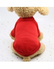 Ubranka dla psów dla małych psów jersey cat sweter odzież dla koty domowe Chihuahua ciepłe psy jersey jesienny i zimowy sweter d