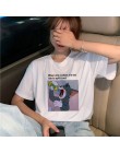 Kot Tom Mouse Jerry nowy Ulzzang S-XXL luźny dorywczo z krótkim rękawem śliczne kobiece nadruk kreskówkowy lato topy koszulki ko