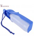 Transer Pet Dog bidon 250ml 500ml plastikowa przenośna butelka wody zwierzęta Outdoor Travel podajnik wody pitnej miska 71229