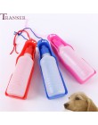 Transer Pet Dog bidon 250ml 500ml plastikowa przenośna butelka wody zwierzęta Outdoor Travel podajnik wody pitnej miska 71229