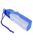 Transer Pet Dog bidon 250ml 500ml plastikowa przenośna butelka wody zwierzęta Outdoor Travel podajnik wody pitnej miska 71229