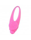 Dropshipping Pet LED bezpieczeństwo naszyjnik miga Glow oświetlenie nocne miga wisiorek do obroży dla Pet Dog Puppy 8x2.5cm