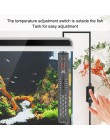 SUNSUN akwarium grzałka zanurzeniowa Fish Tank LCD wyświetlacz cyfrowy regulowany pręt grzejny wody stała regulacja temperatury 