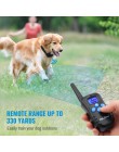 Petrainer 998DRB-1 300M zdalny elektryczny obroża dla psa Shock Vibration akumulator przeciwdeszczowy obroża treningowa dla psa 