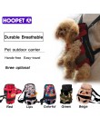HOOPET Carrier na psy domowe plecak na psa Mesh Outdoor Travel Products oddychające torby na ramię dla małych psów koty